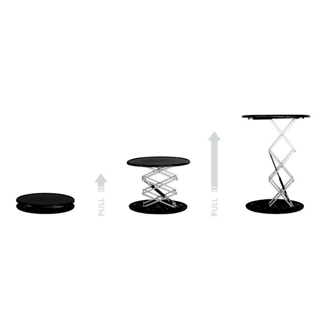 Pop-Up Fabric Table